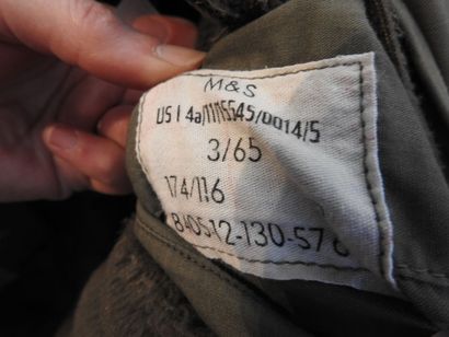 Lot de vêtements de chasse : 

- une veste...