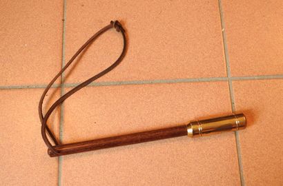 Assommoir à gibiers en bois et laiton de...