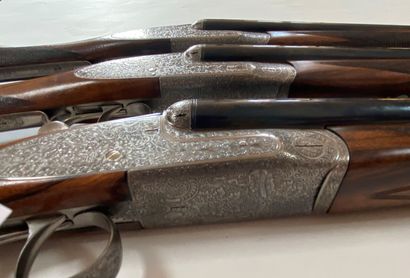 Triplette de fusil à platines Arrieta Elgoibar,...