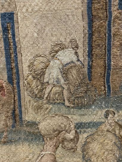 BRUSSELS, 16th century. 

Fragment of a tapestry...