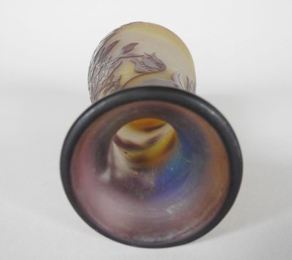 Émile GALLÉ (1846-1904).

Vase soliflore...