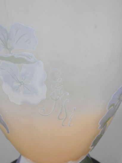 Émile GALLÉ (1846-1904).

Important vase...