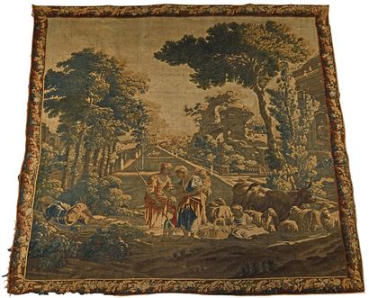 AUBUSSON, XVIIIth.

Tapestry in wool and...