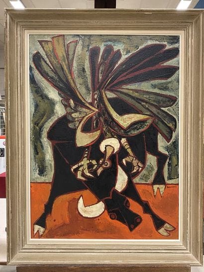 Oswaldo GUAYASAMIN (1919-1999).

The Bull...