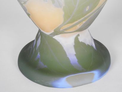 Émile GALLÉ (1846-1904).

Important vase...