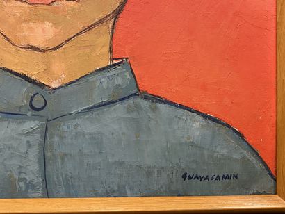 Oswaldo GUAYASAMIN (1919-1999).

Portrait...