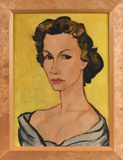 Oswaldo GUAYASAMIN (1919-1999).

Portrait...
