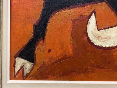 Oswaldo GUAYASAMIN (1919-1999).

The Bull...