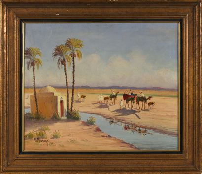 Vincent MANAGO (1880-1936).

The Caravan...
