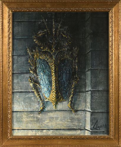 Pierre CLAYETTE (1930-2005).

The Armorial.

Oil...