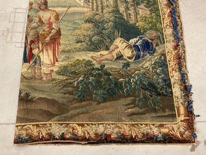 AUBUSSON, XVIIIth.

Tapestry in wool and...