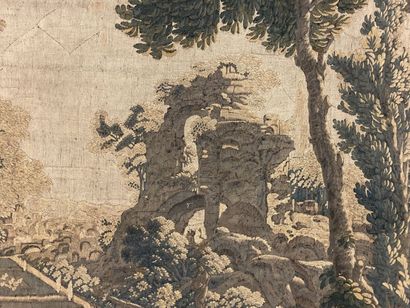 AUBUSSON, XVIIIth.

Tapestry in wool and...