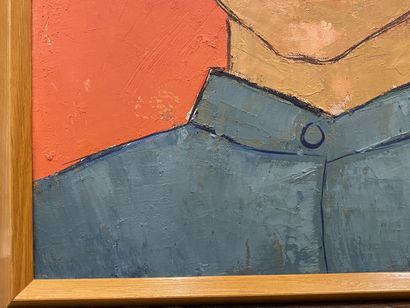 Oswaldo GUAYASAMIN (1919-1999).

Portrait...