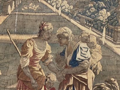 AUBUSSON, XVIIIth.

Tapestry in wool and...