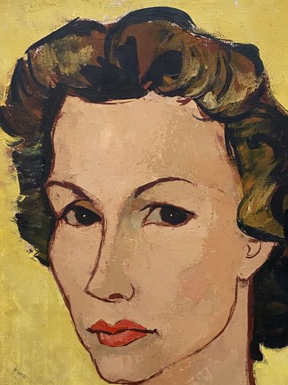 Oswaldo GUAYASAMIN (1919-1999).

Portrait...