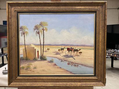 Vincent MANAGO (1880-1936).

The Caravan...