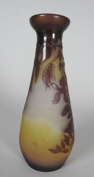 Émile GALLÉ (1846-1904).

Vase soliflore...