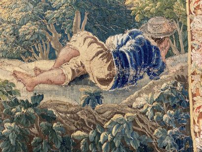 AUBUSSON, XVIIIth.

Tapestry in wool and...