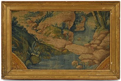 SOAPERIES, end of XVIIe.

Fragment of tapestry...
