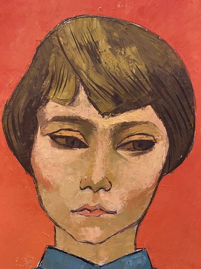 Oswaldo GUAYASAMIN (1919-1999).

Portrait...
