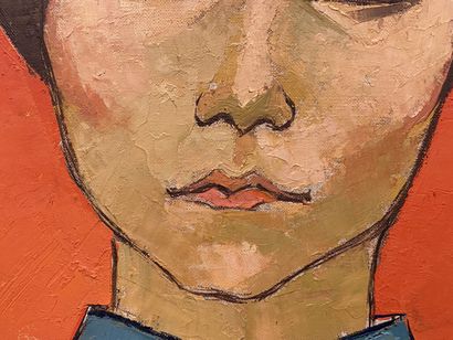 Oswaldo GUAYASAMIN (1919-1999).

Portrait...