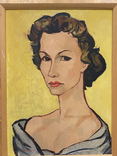 Oswaldo GUAYASAMIN (1919-1999).

Portrait...