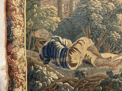 AUBUSSON, XVIIIth.

Tapestry in wool and...