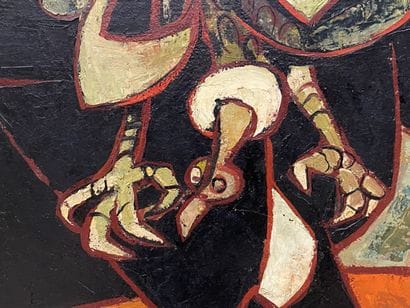 Oswaldo GUAYASAMIN (1919-1999).

The Bull...