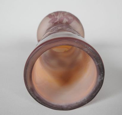 Émile GALLÉ (1846-1904).

Vase with globular...