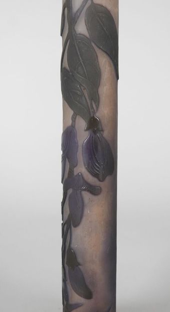 Émile GALLÉ (1846-1904).

Vase soliflore...