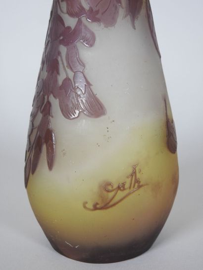 Émile GALLÉ (1846-1904).

Vase soliflore...