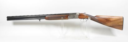 VERNEY-CARRON shotgun with superimposed barrels...