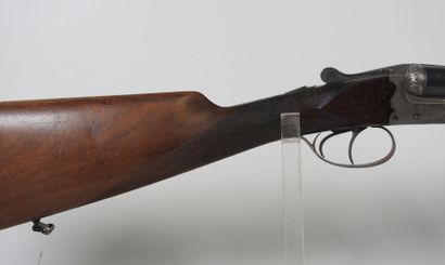 Fusil de chasse d'artisan à canons juxtaposés...
