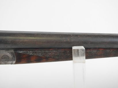 Fusil de chasse d'artisan à canons juxtaposés...