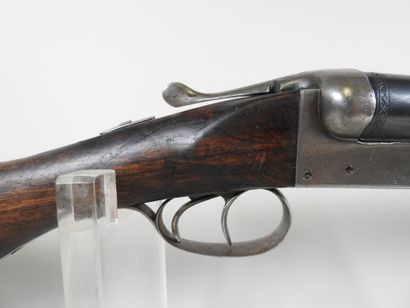 Belgian craftsman rifle with side-by-side...