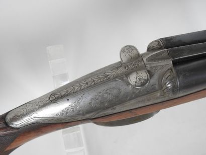 Fusil de chasse de marque GAUTHEY à canons...