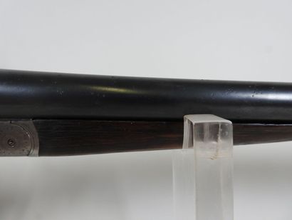 Belgian craftsman rifle with side-by-side...