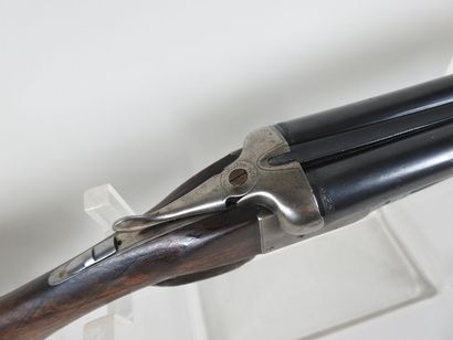 Belgian craftsman rifle with side-by-side...