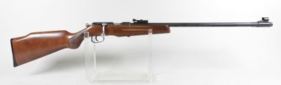 Single-shot bolt action rifle with sights,...