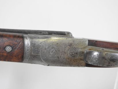 Fusil de chasse d'artisan stéphanois signé...