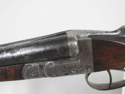 Fusil de chasse d'artisan stéphanois signé...