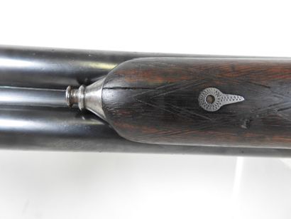 Belgian craftsman rifle with side-by-side...