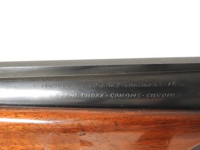 Fusil italien à canons superposés à bande...
