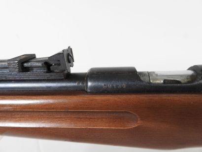 Single-shot bolt action rifle with sights,...