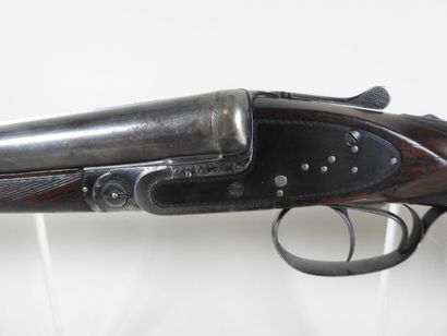 Fusil de chasse anglais à platines signées...