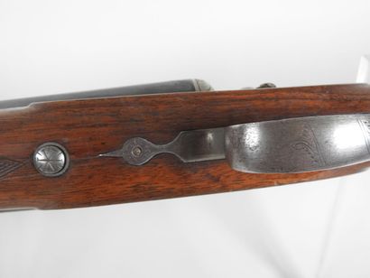 Fusil de chasse de marque GAUTHEY à canons...