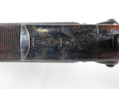Fusil à canons juxtaposés calibre 16, chambrés...