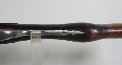 Fusil de chasse d'artisan à canons juxtaposés...