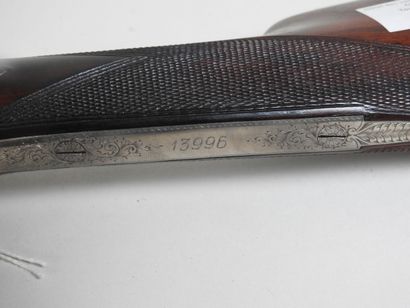 Belle paire de fusils à platines de marque...