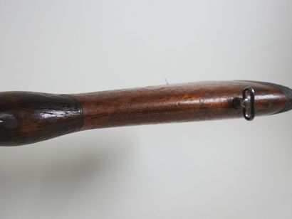 Fusil de chasse d'artisan à canons juxtaposés...